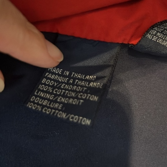 Tommy Hilfiger Varsity Crew Preppy Navy Spring Jacket Size Medium - Picture 8 of 14